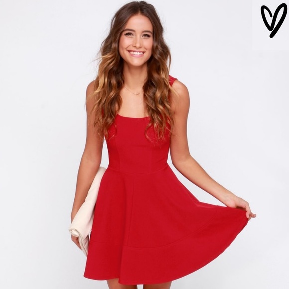 Lulus Dresses & Skirts - NWOT Lulu’s Red “Home Before Daylight” Dress